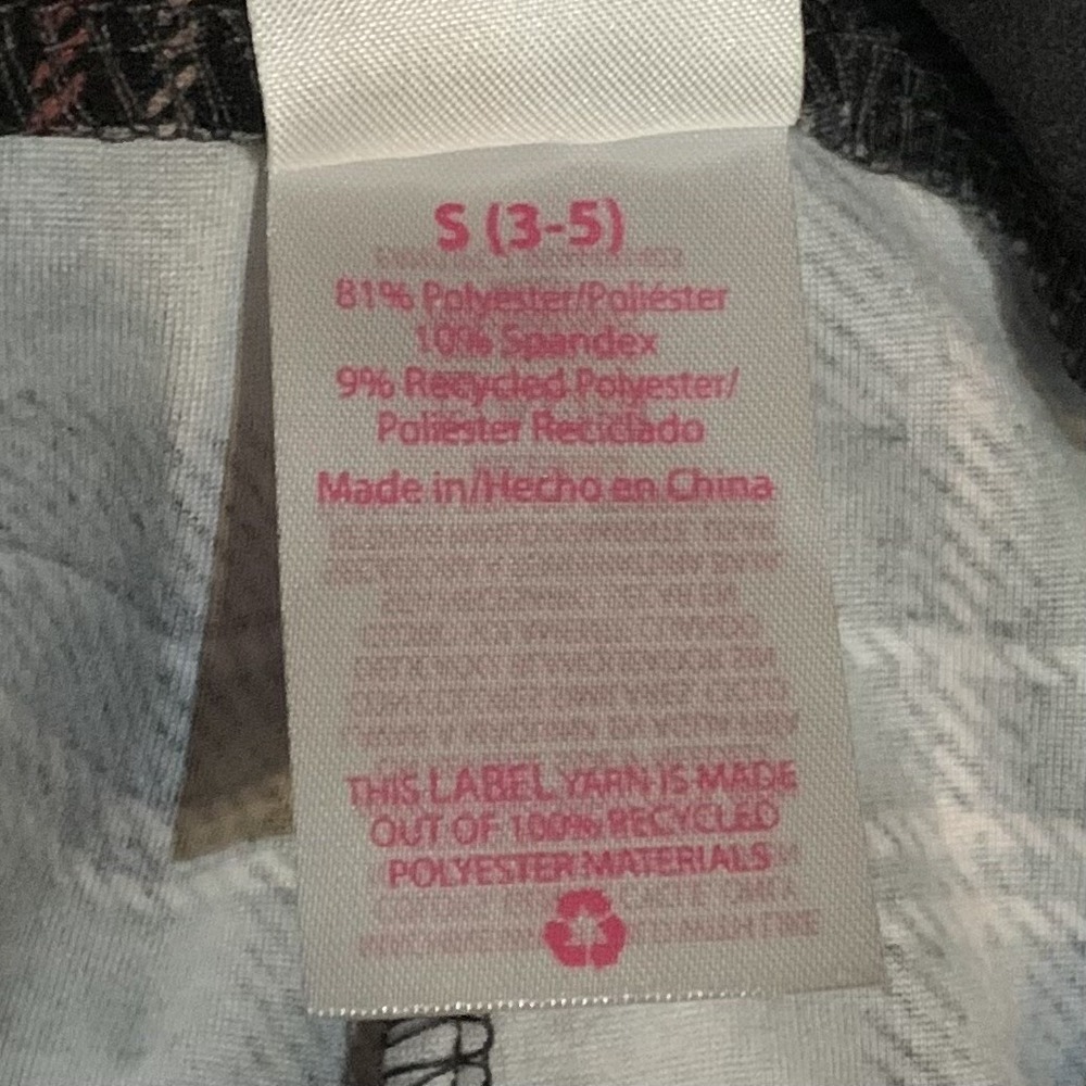 No Boundaries Juniors Sueded Ankle Leggings Small 3-5 New with Tags Plaid Soft - Picture 7 of 8